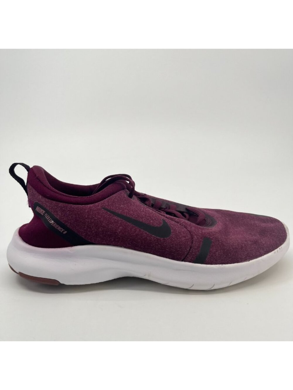 Nike Flex Experience RN 8 Womens Size 6.5 Bordeaux Black Running Shoes Sneakers
